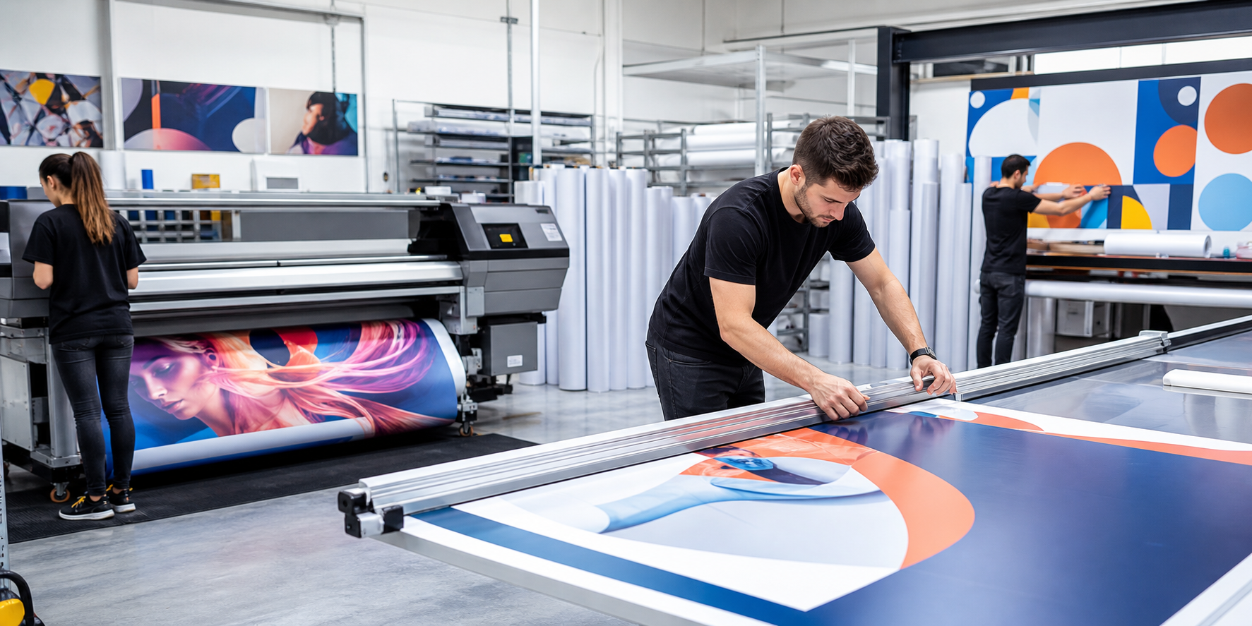 Mobile and large format printers